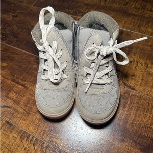 OshKids Gray High-Top Sneakers